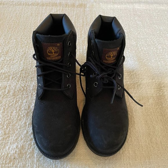 Timberland Black Junior Kids Boots Big Kids Size (NWOT)
